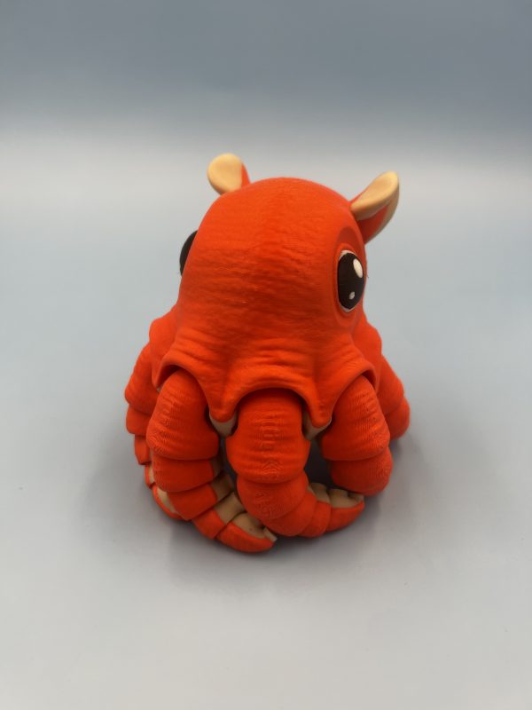Flapjack Octopus 3D printed articulated fidget toy sensory