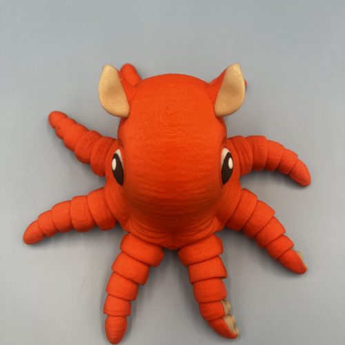 Flapjack Octopus 3D printed articulated fidget toy