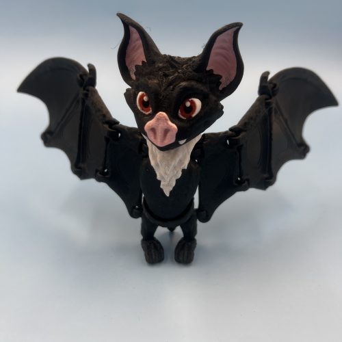 Bat 3d printed articulated fidget toy
