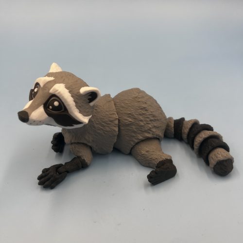 Raccoon Large flexi articulated pet