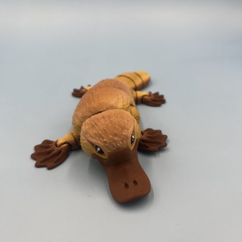 Platypus 3d printed articulated fidget toy