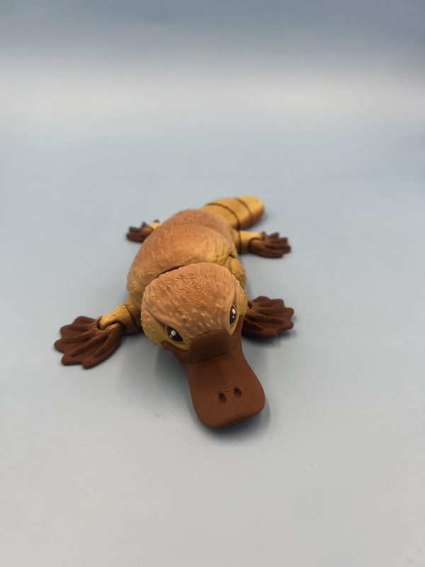 Platypus 3d printed articulated fidget toy