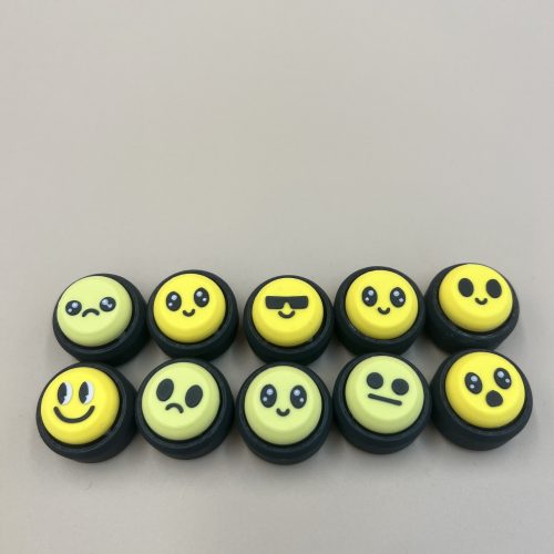 Smileys choice of quiet or normal click 3d printed
