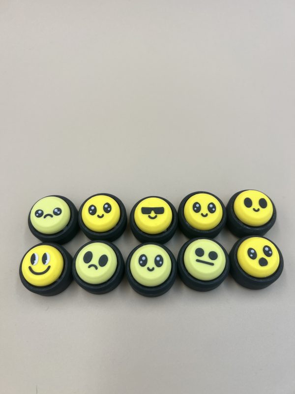 Smileys choice of quiet or normal click 3d printed