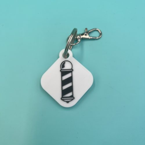 Barber 3d printed NFC Business Card