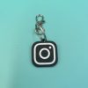 Instagram 3d printed NFC Business Card black