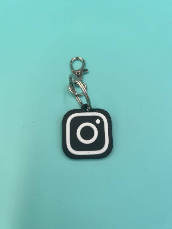 Instagram 3d printed NFC Business Card black