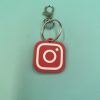 Instagram 3d printed NFC Business Card red option