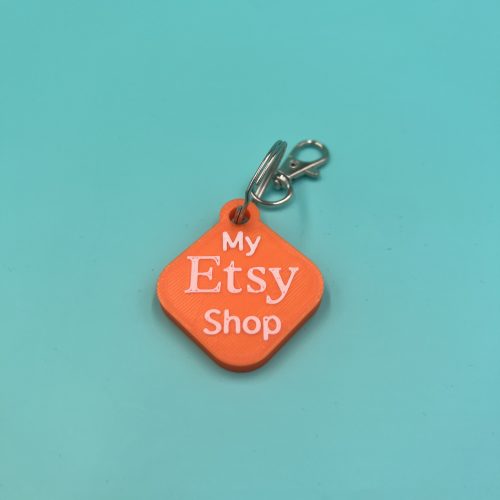 Etsy Shop NFC Business Card 3d printed