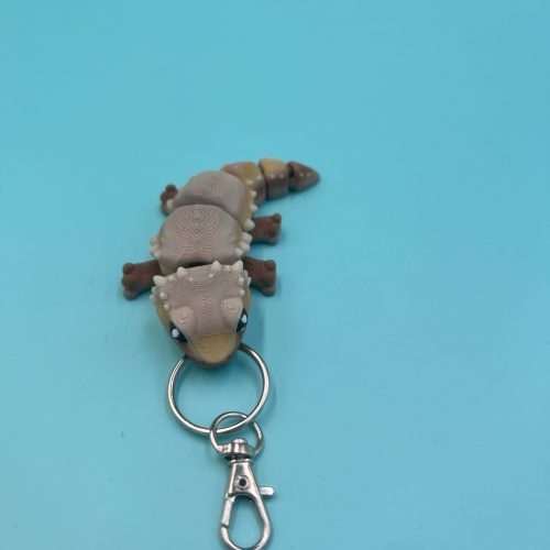 Lizard 3d printed fidget keyring